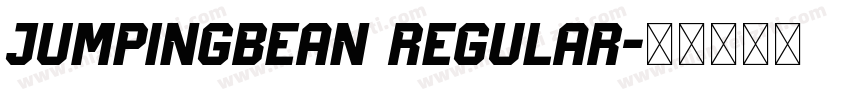 JumpingBean Regular字体转换